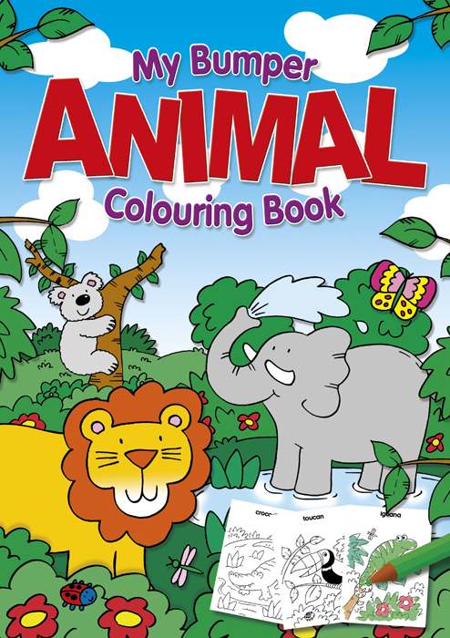 ANIMAL JUMBO COLOURING BOOK (070/ANJC)